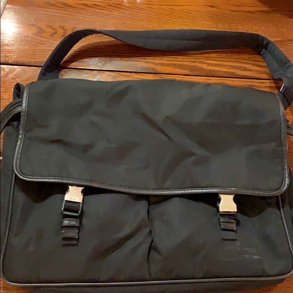 Prada briefcase. Nylon. Excellent condition